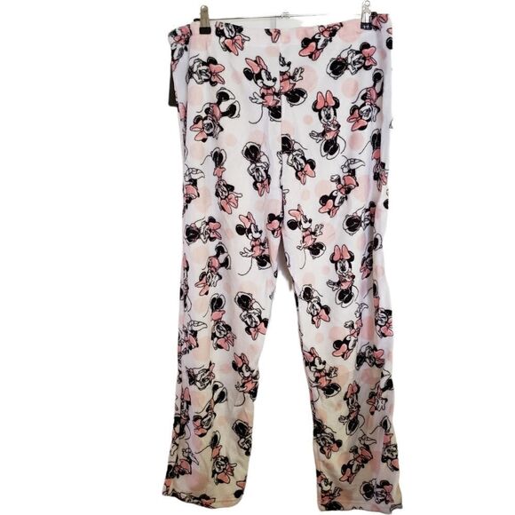 Disney Minnie Mouse Elastic Drawstring Waist Sleepwear Bottoms - Picture 2 of 6